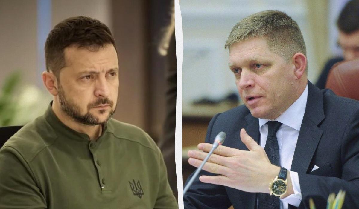 Fico criticized Zelensky for backing the protests in Slovakia.