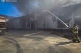 A drone attacked a community in the Mykolaiv region, resulting in a fire.