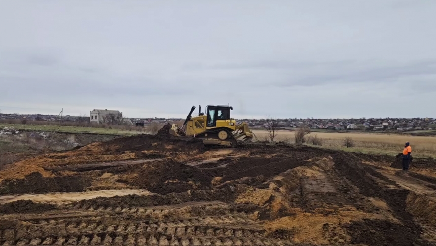 Ким опубликовал видео с места строительства нового водопровода в Николаев